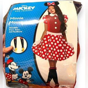 Minnie mouse Disney Halloween costume size 4 to 6
